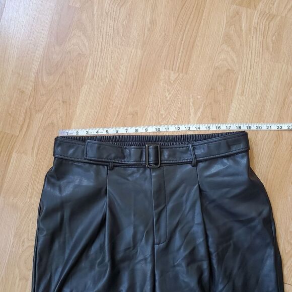 INC International Faux-Leather Belted Pants sz  2X - Picture 7 of 12